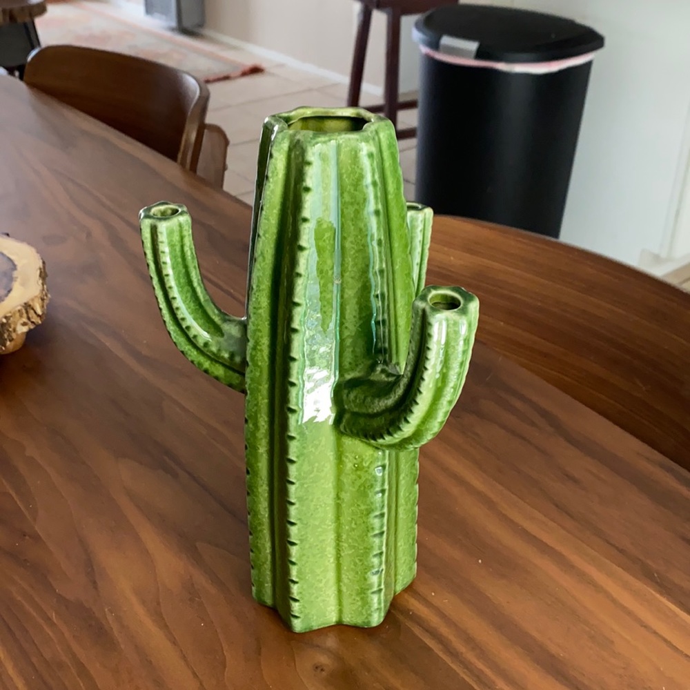Ceramic Cactus Vase